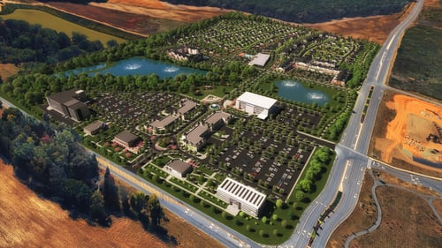 Rowan Innovation Center - Render - Aerial