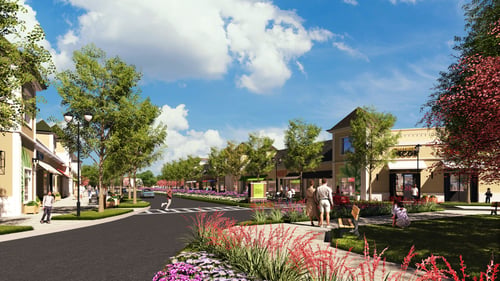 Rowan Innovation Center - Render - Retail Village