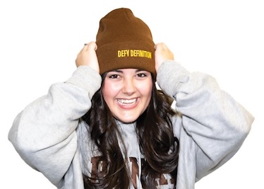 A man playing with a dog.